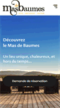 Mobile Screenshot of masdebaumes.com